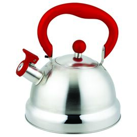 Чайник со свистком Con Brio CB-411 (Красный), Объём: 2,7 л., Цвет: Красный