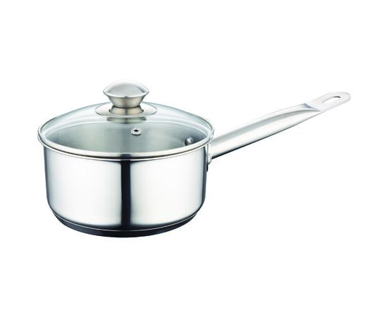 Ковш со стеклянной крышкой Con Brio CB-1008, Об'єм: 1 л.