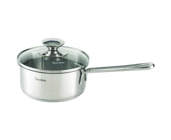 Ковш со стеклянной крышкой Con Brio Baby Line CB-1003, Об'єм: 1,2 л.