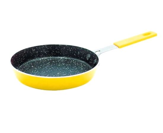 Сковорідка Con Brio Eco Granite mini CB-1414 (14см, жовта), Діаметр: 14 см., Колір: Жовтий